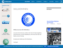 Tablet Screenshot of isc-alhilal-bonn.de